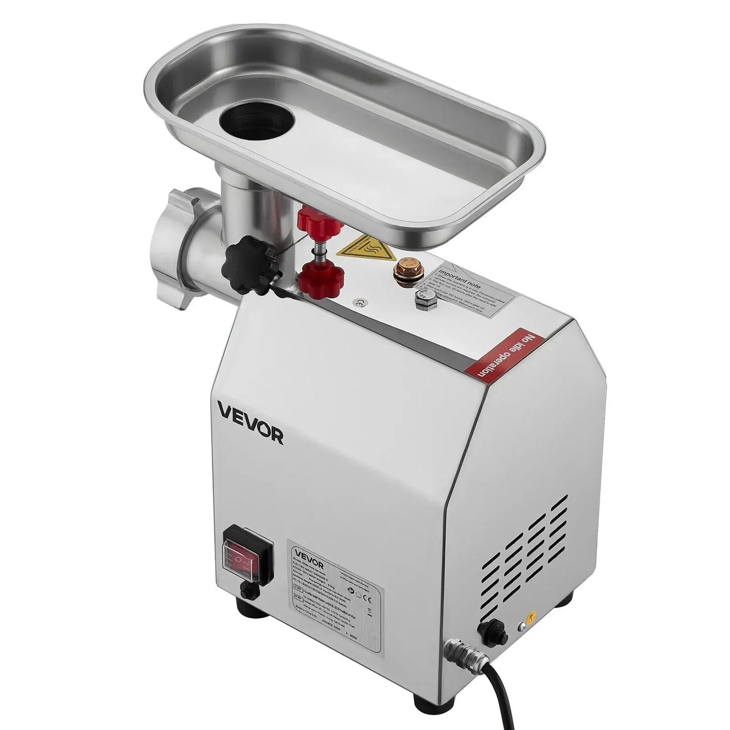 Commercial Electric Meat Grinder, Stainless Steel, 2.04 kg/Min, Sausage Stuffer - Image 5