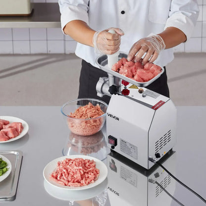 Commercial Electric Meat Grinder, Stainless Steel, 2.04 kg/Min, Sausage Stuffer - Image 6