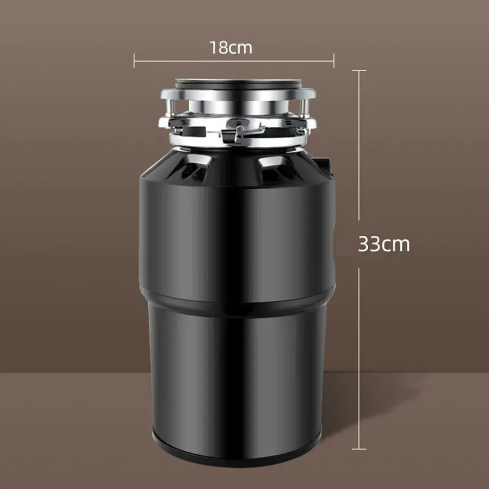 550W Food Waste Disposer with AU Plug, 4000RPM, Black, Stainless Steel for Kitchen - Image 3