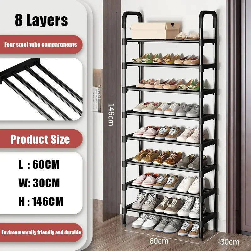 8-Layer Multi-Function Shoe Rack Space Saver - Image 2