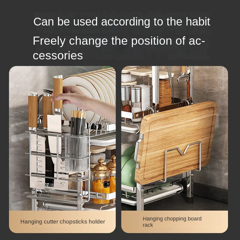 Compact Rust-Proof Dish Drying Rack Set - Image 3