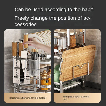 Compact Rust-Proof Dish Drying Rack Set - Image 3