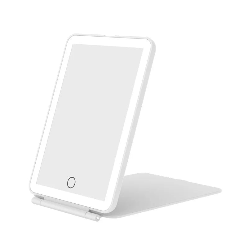 LED Travel Makeup Mirror 3 Light Modes USB - Image 3