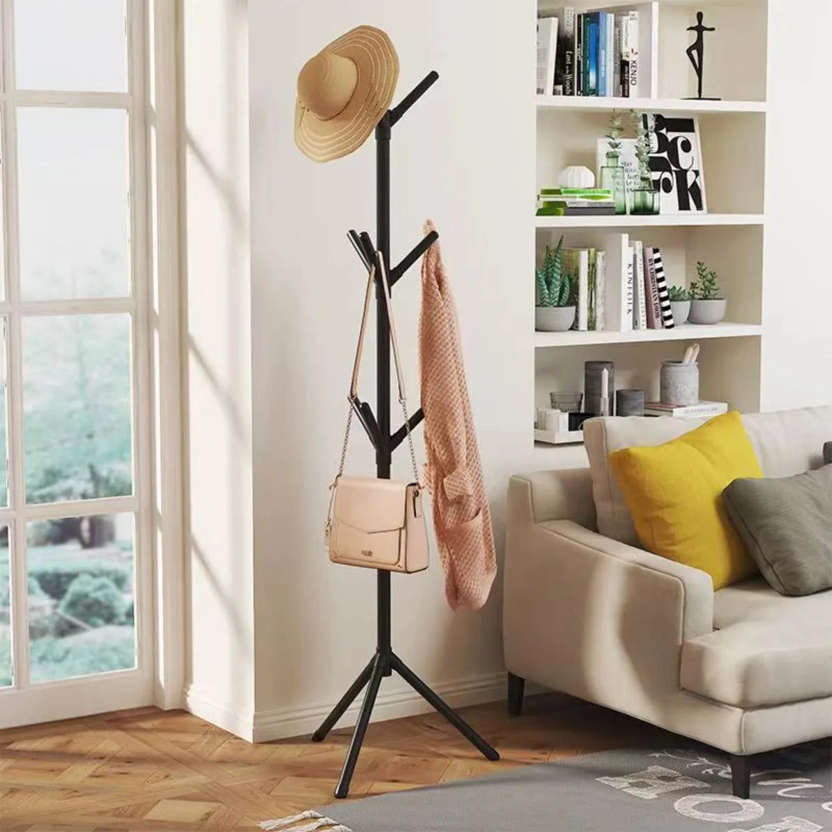 Floor-to-Floor Clothes and Hats Rack Holder - Image 2