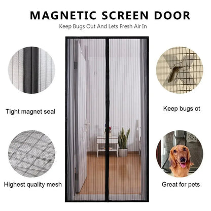 Magnetic Mosquito Net Door Curtain 90x210cm - Image 3