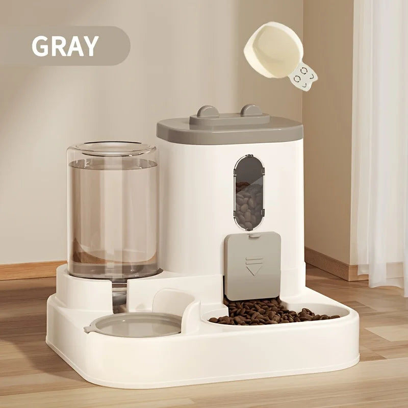 2-in-1 Automatic Cat Food & Water Dispenser - Image 2