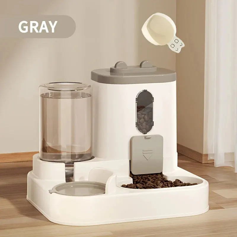 2-in-1 Automatic Cat Food & Water Dispenser - Image 2