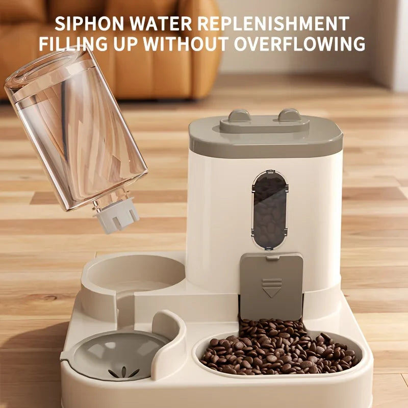 2-in-1 Automatic Cat Food & Water Dispenser - Image 3
