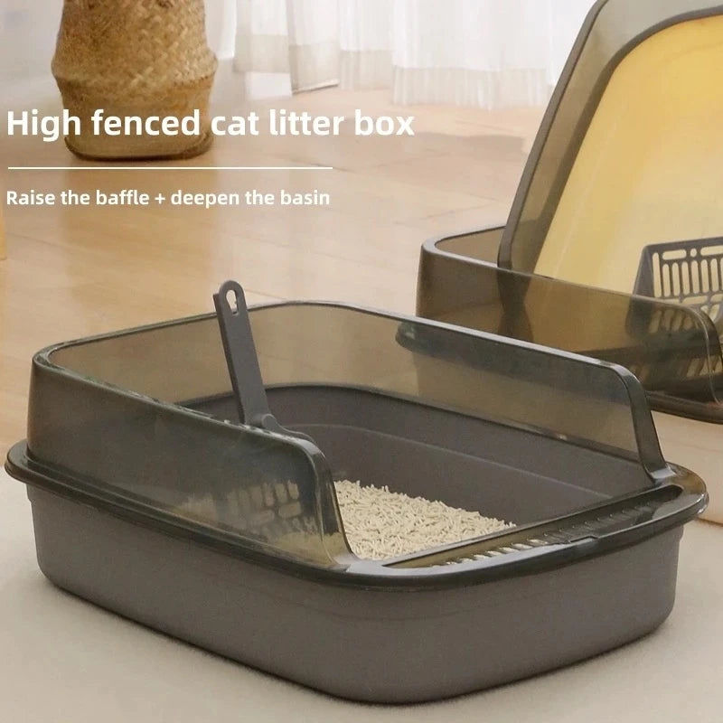 High Side Cat Litter Box with Scoop - Image 4