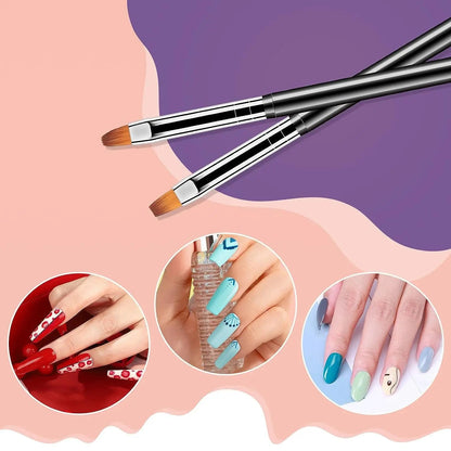 31Pcs Nail Art Brushes and Dotting Tools - Image 6