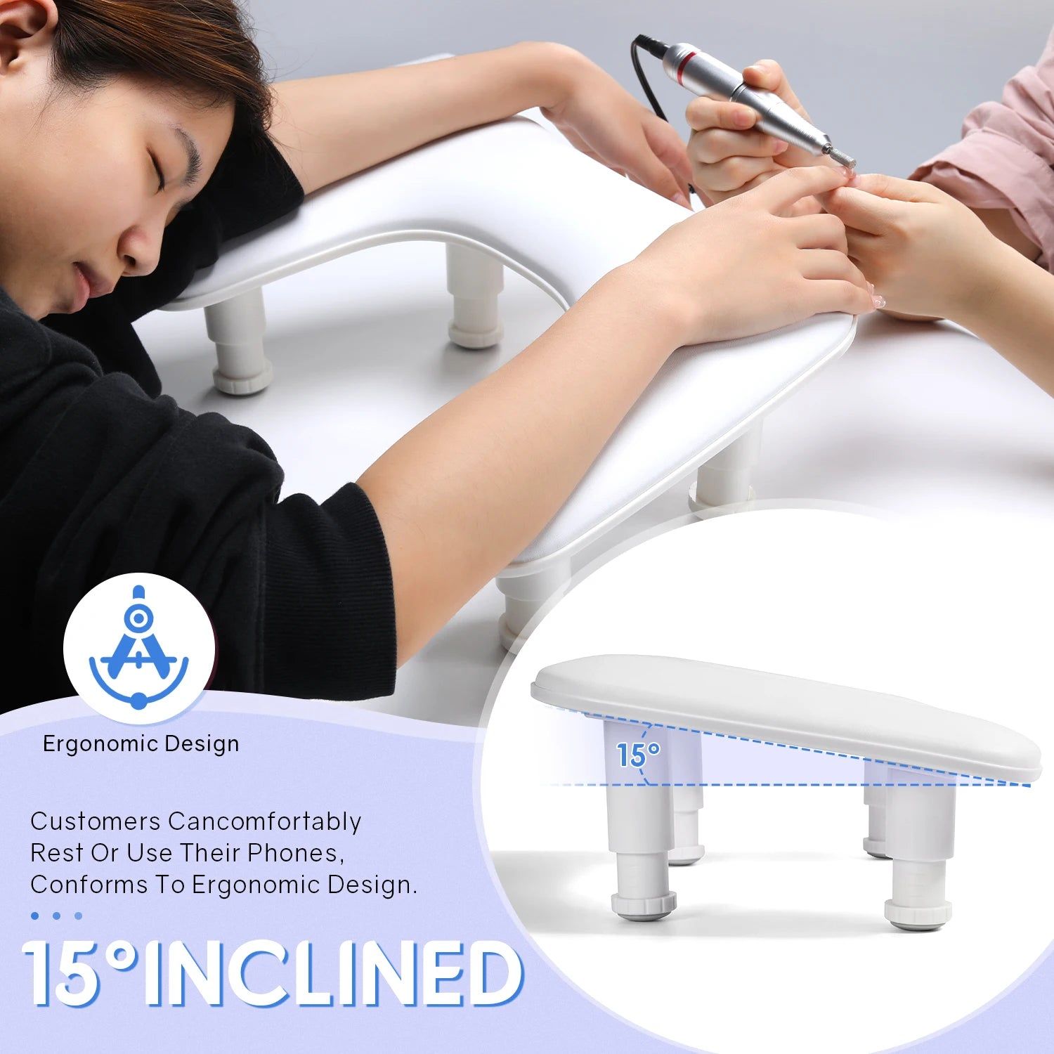 Adjustable Nail Art Hand Pillow Stand - Image 3