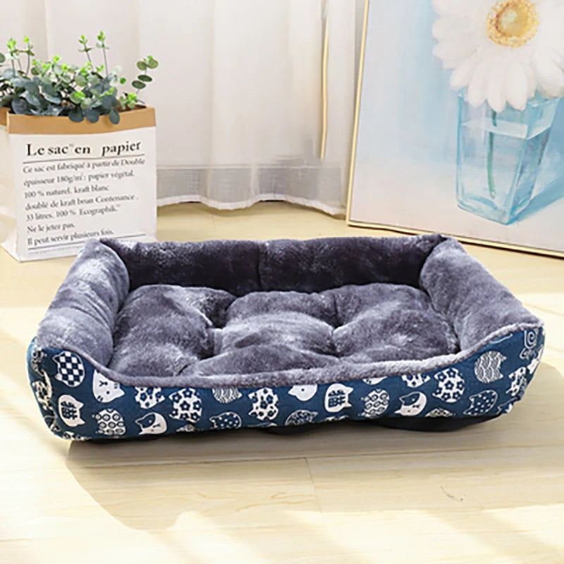 Blue Pet Dog Bed Sofa Mat for All Sizes - Image 3