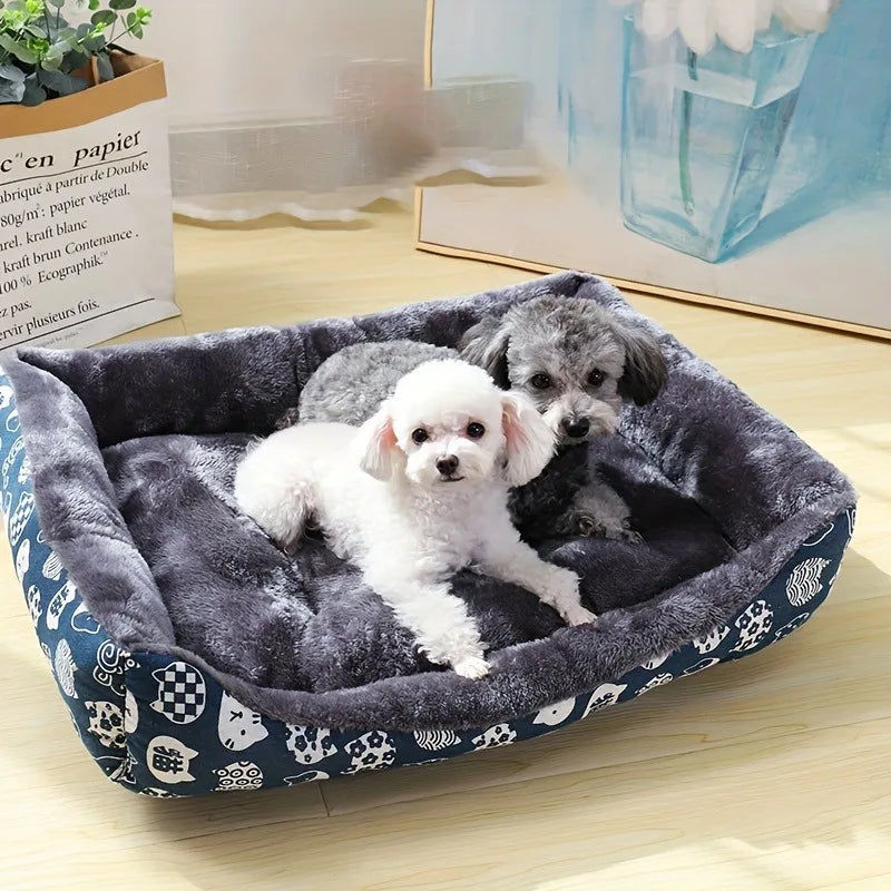 XL Blue Pet Dog Bed Sofa Mat for All Sizes - Image 3