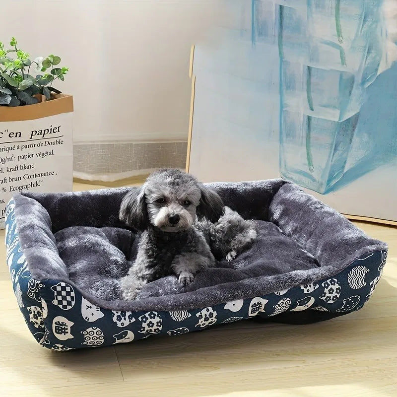 XXL Blue Pet Dog Bed Sofa Mat for Cats and Dogs - Image 4