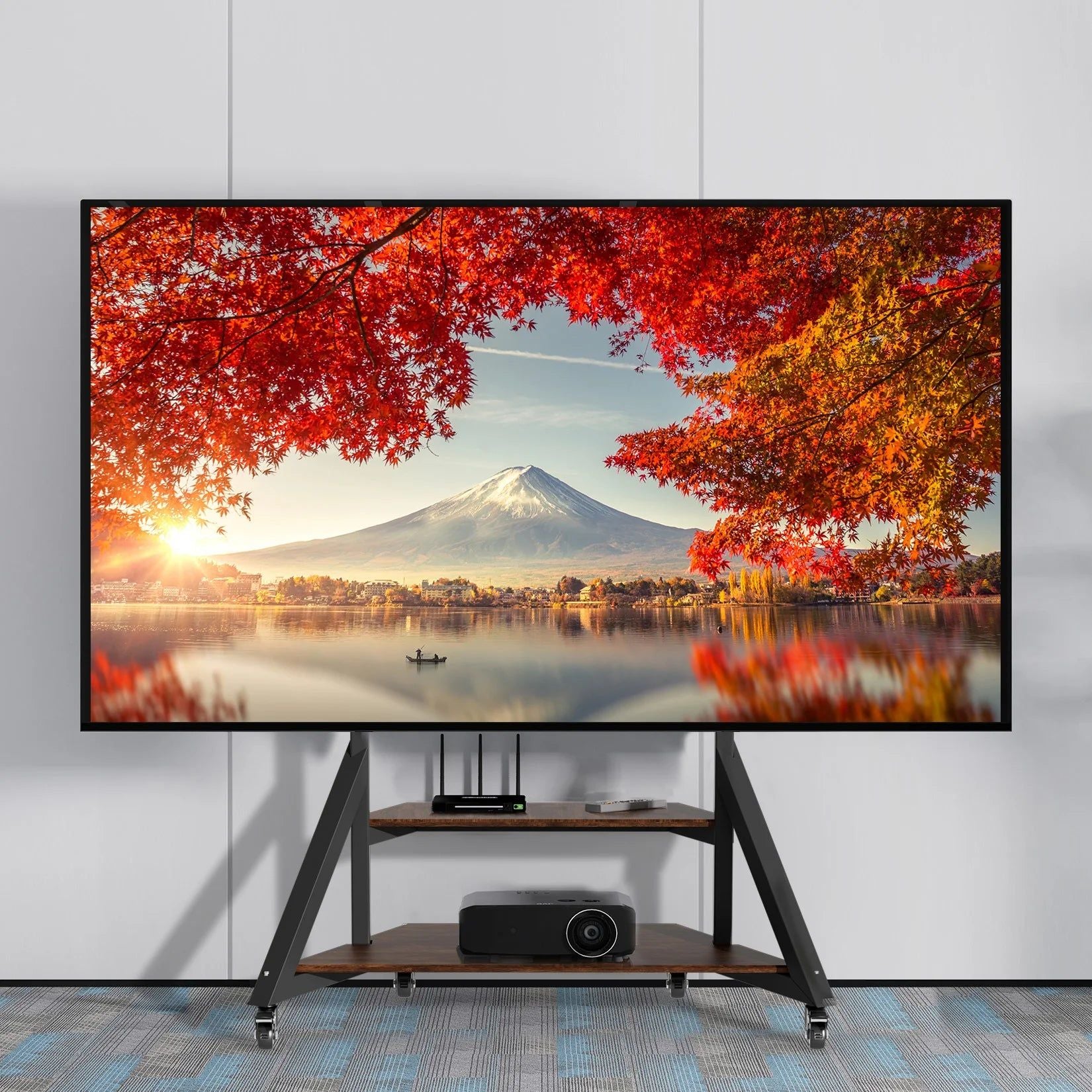 Adjustable Floor TV Stand for 40-75" LCD LED - Image 3