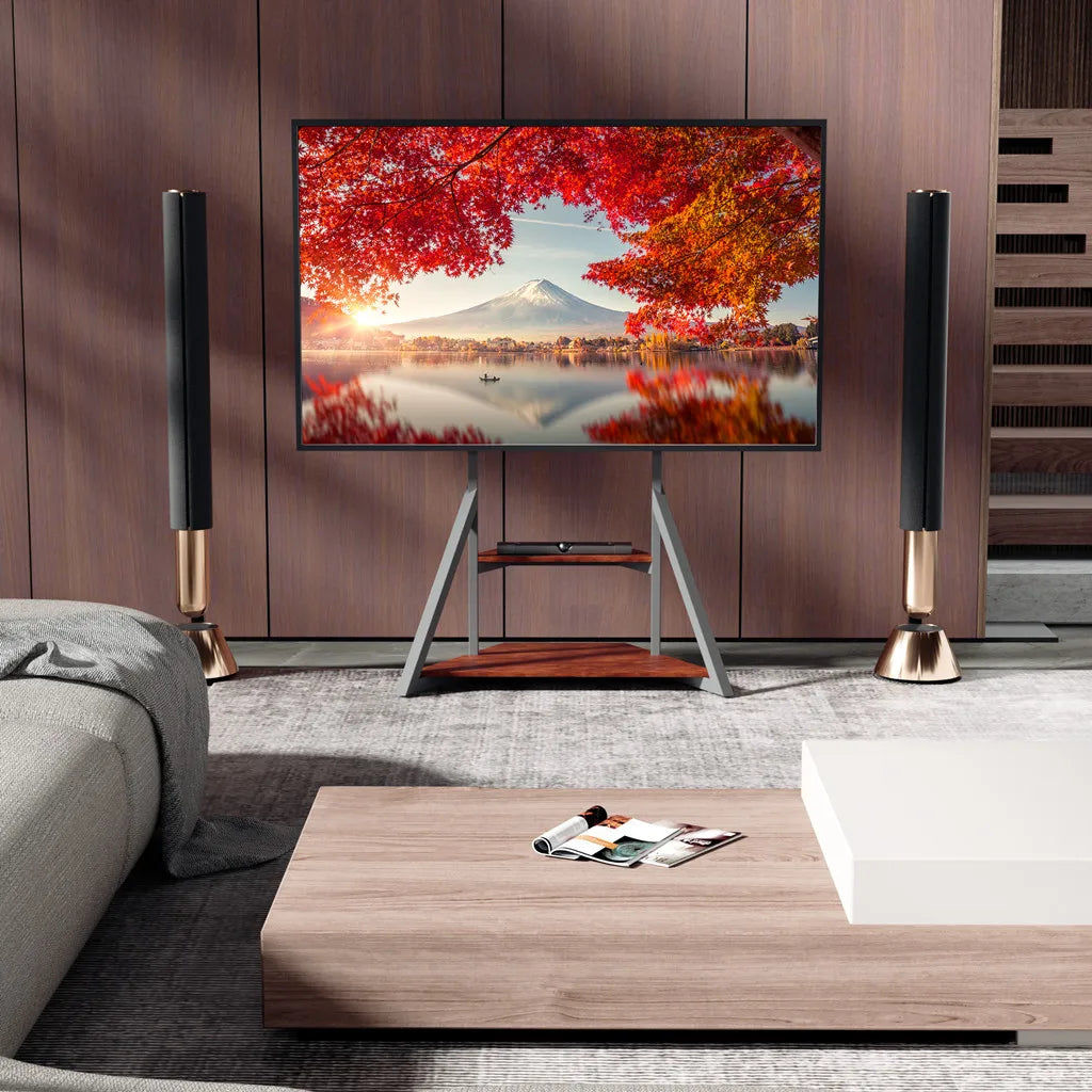 Adjustable Floor TV Stand for 40-75" LCD LED - Image 4