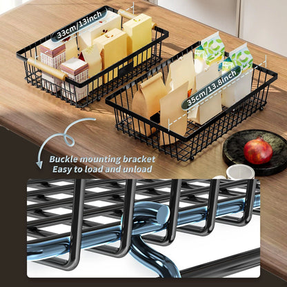 2-Tier Metal Fruit Vegetable Storage Basket - Image 5
