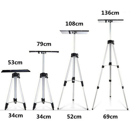 Adjustable Aluminium Laptop Projector Tripod Stand 52-140cm - Image 3