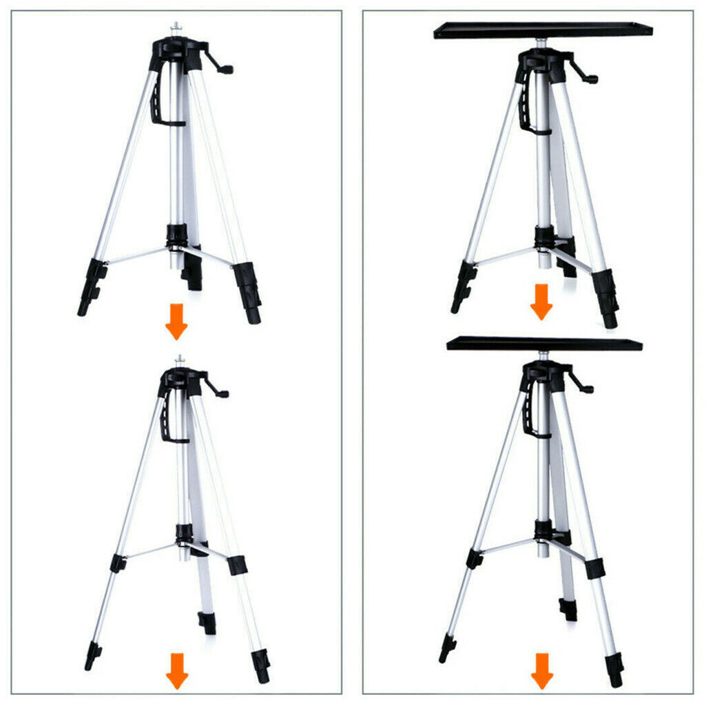 Adjustable Aluminium Laptop Projector Tripod Stand 52-140cm - Image 8