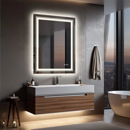 1510x780mm LED Bathroom Mirror Anti-fog Illuminated - Image 6