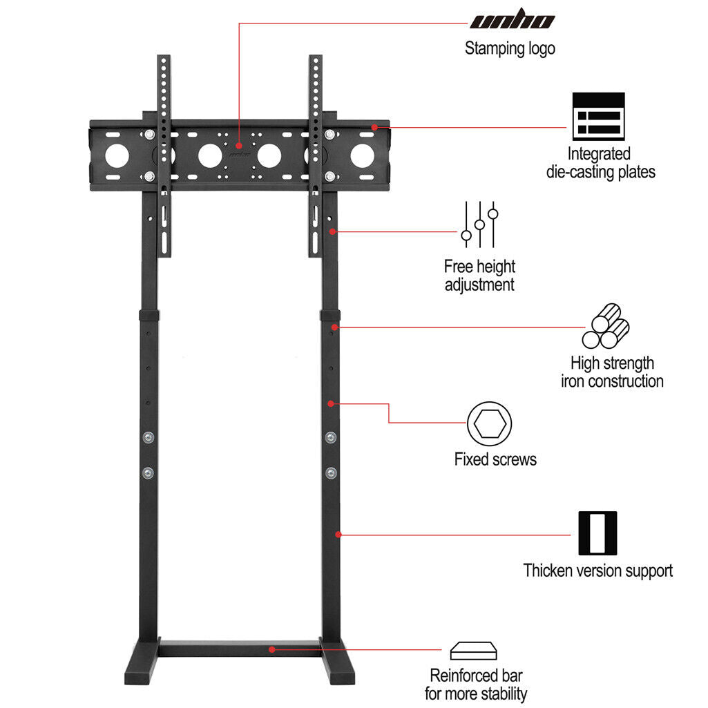 TV Stand Base Mount Bracket Swivel for 32-65 LED LCD Screen - Image 3