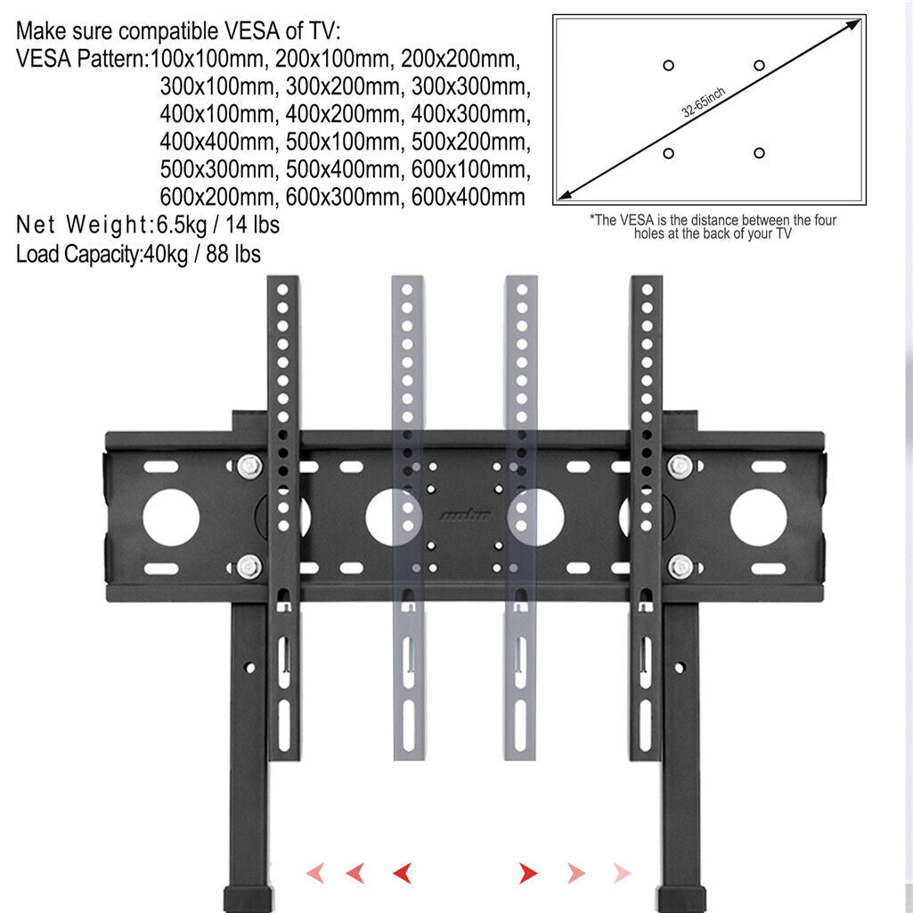 TV Stand Base Mount Bracket Swivel for 32-65 LED LCD Screen - Image 6