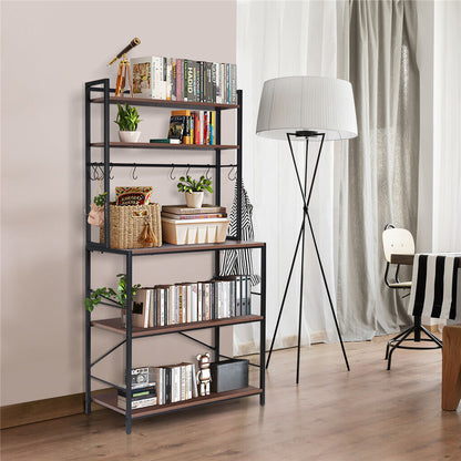 5-Tier Baker's Rack Microwave Stand Storage Shelf 84.5cm - Image 4