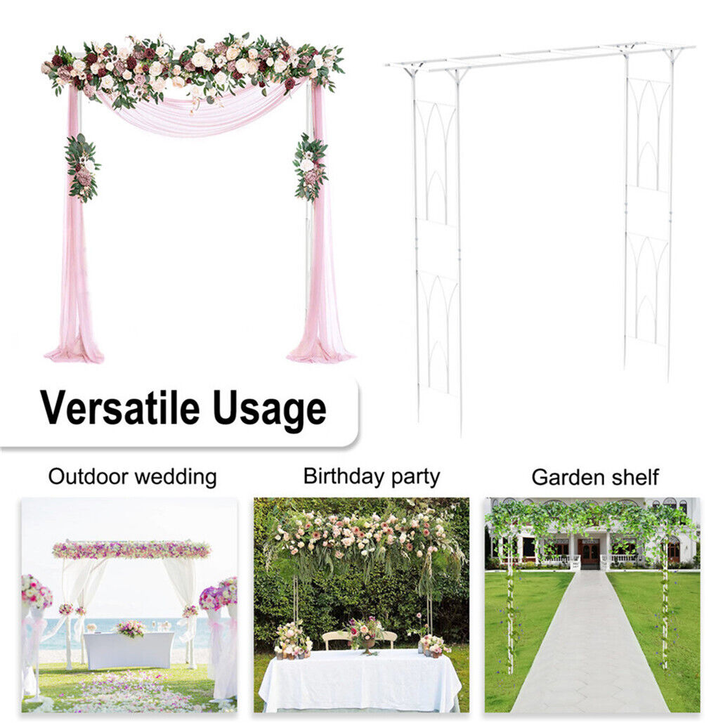 Stereoscopic Metal Garden Arch Arbor Wedding Pergola Trellis - Image 7