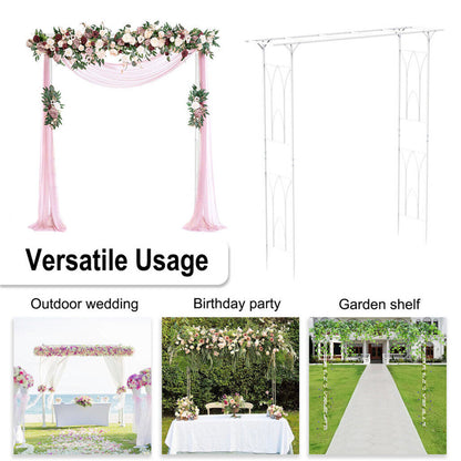 Stereoscopic Metal Garden Arch Arbor Wedding Pergola Trellis - Image 7