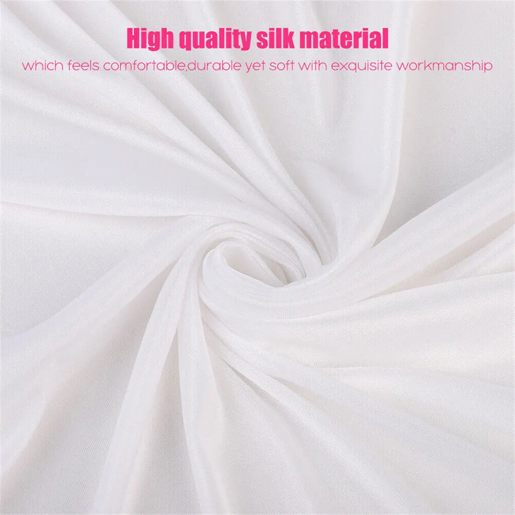 3x3m White Stage Curtain Backdrop - Image 9