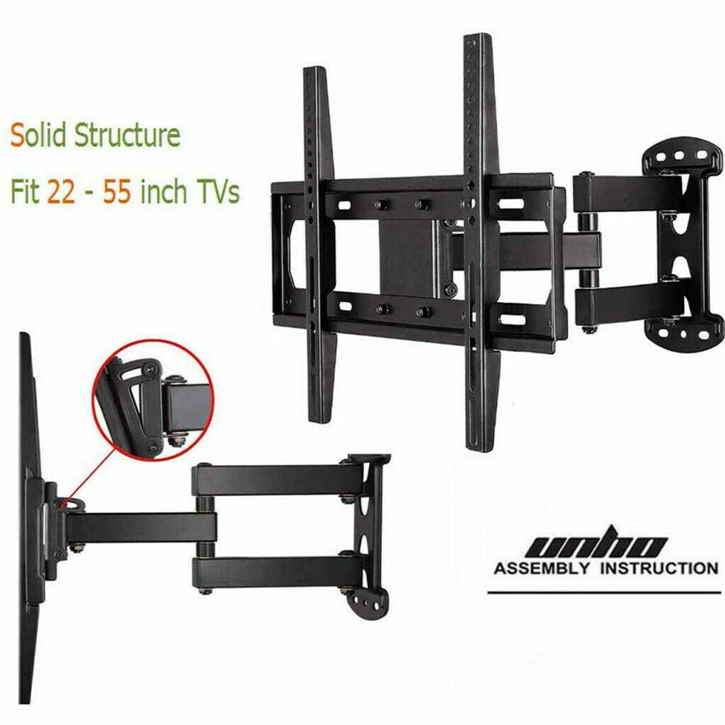 Full Motion TV Wall Mount Bracket 27-55 for Samsung TCL Hisense - Image 6