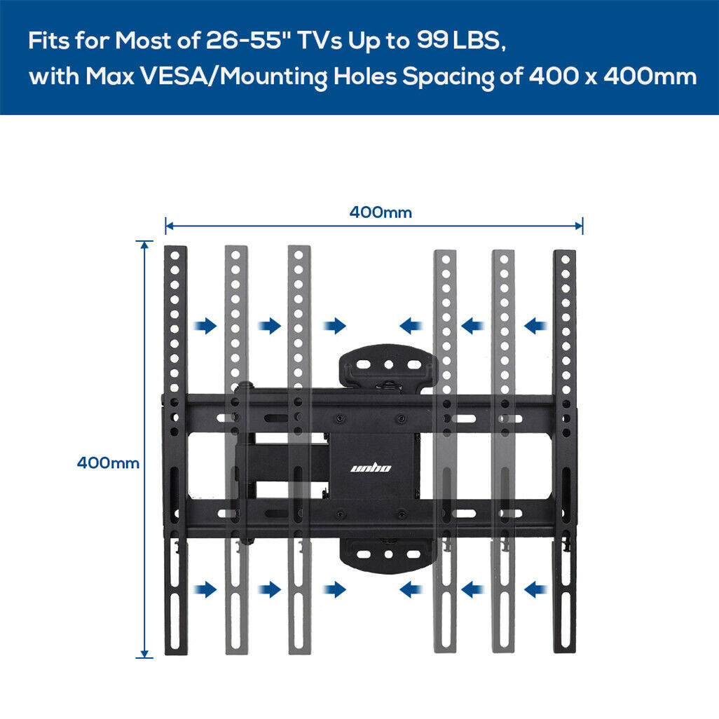 Full Motion TV Wall Mount Bracket 27-55 for Samsung TCL Hisense - Image 8