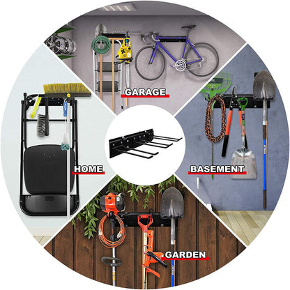 Wall Mounted Tool Rack Heavy Duty Garage Organizer - Image 4