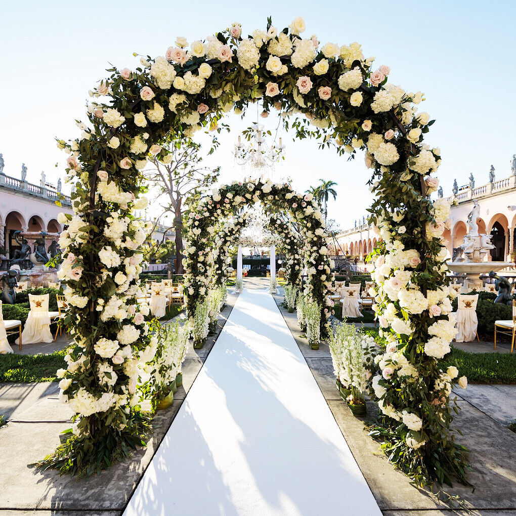 Metal Wedding Arch Garden Arbor Floral Stand Indoor/Outdoor - Image 2