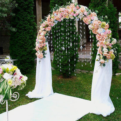 Metal Wedding Arch Garden Arbor Floral Stand Indoor/Outdoor - Image 3