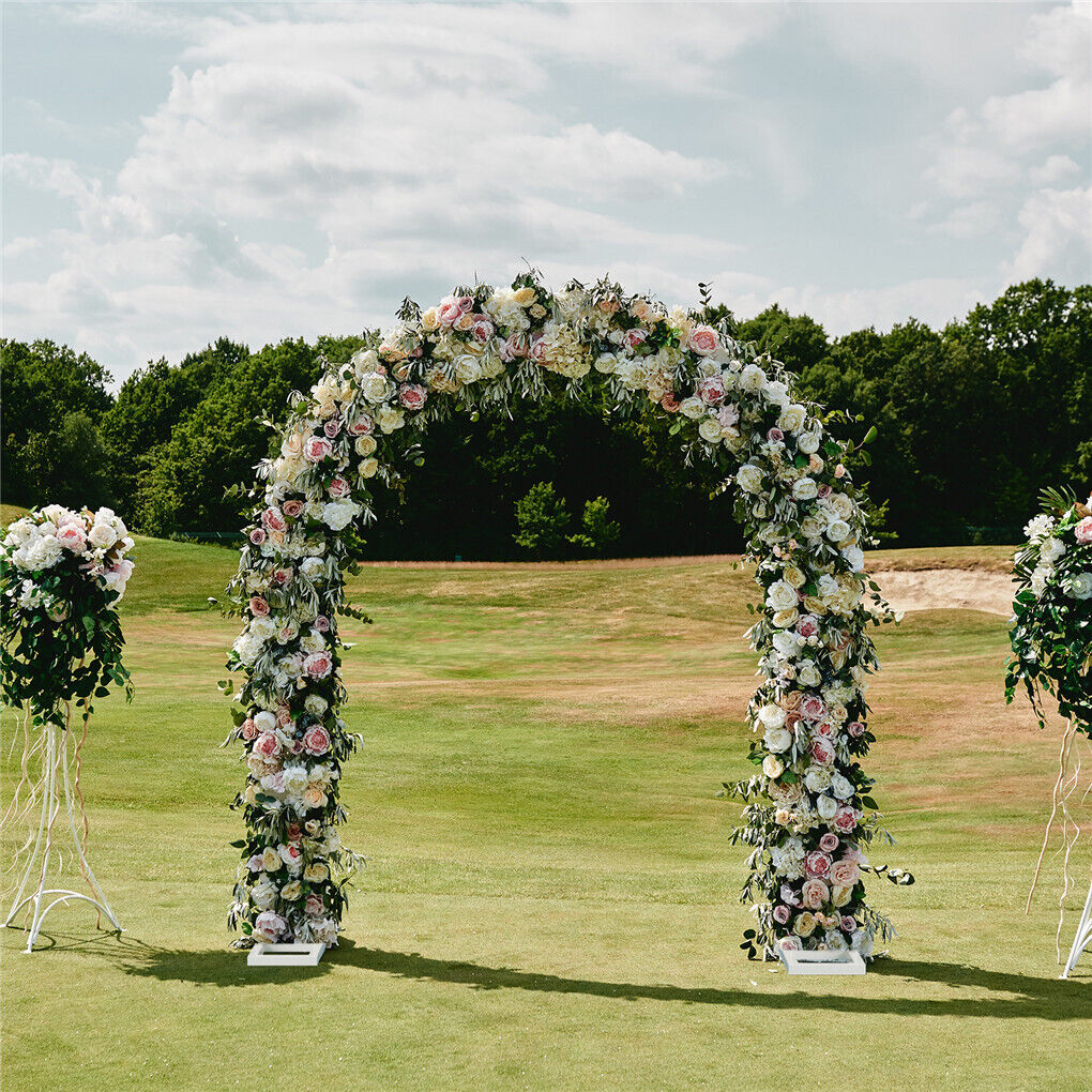 Metal Wedding Arch Garden Arbor Floral Stand Indoor/Outdoor - Image 6