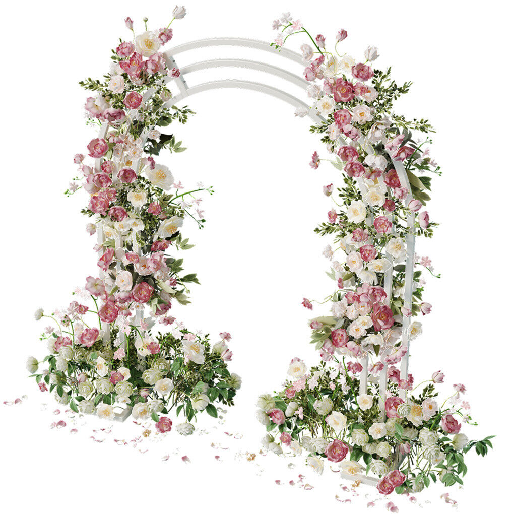 Metal Wedding Arch Garden Arbor Floral Stand Indoor/Outdoor - Image 7