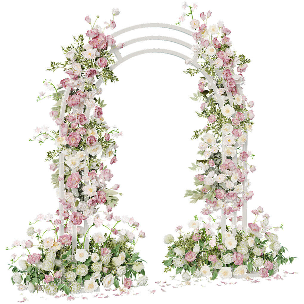 Metal Wedding Arch Garden Arbor Floral Stand Indoor/Outdoor - Image 8