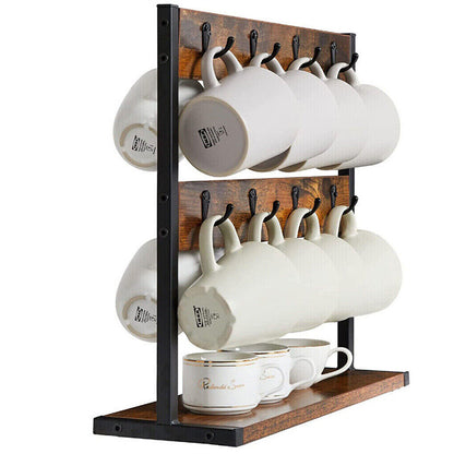 Coffee Mug Holder Stand 43.5cm High, 42cm Wide Kitchen Organizer - Image 3