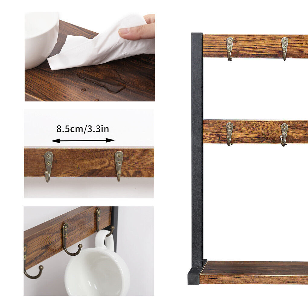 Coffee Mug Holder Stand 43.5cm High, 42cm Wide Kitchen Organizer - Image 6