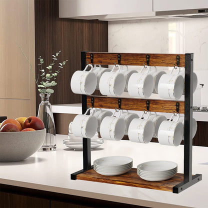 Coffee Mug Holder Stand 43.5cm High, 42cm Wide Kitchen Organizer - Image 8