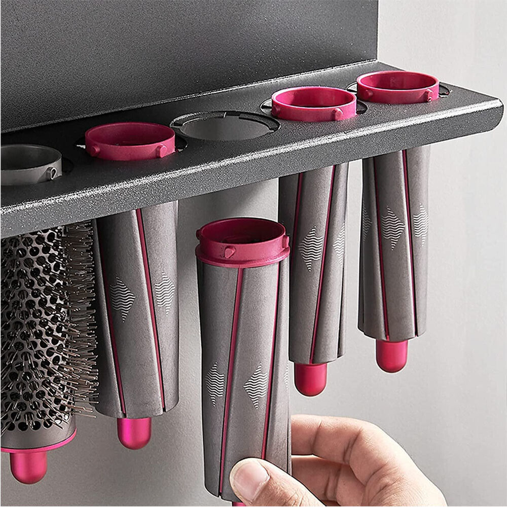 Black Space Aluminum Wall Mount Holder for Dyson Airwrap - Image 4