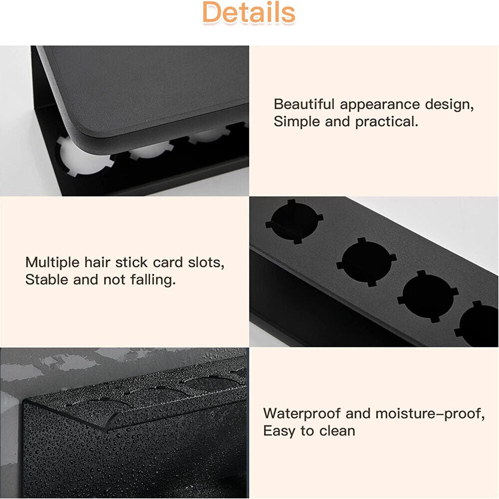 Black Space Aluminum Wall Mount Holder for Dyson Airwrap - Image 7