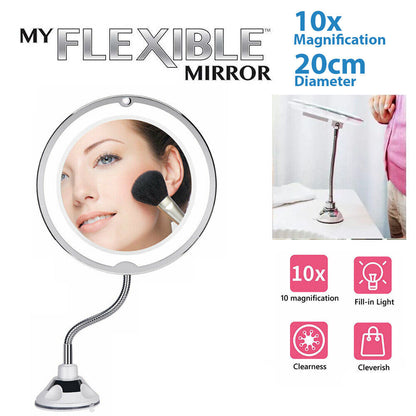 10X LED Magnifying Makeup Mirror 360° Rotation - Image 2