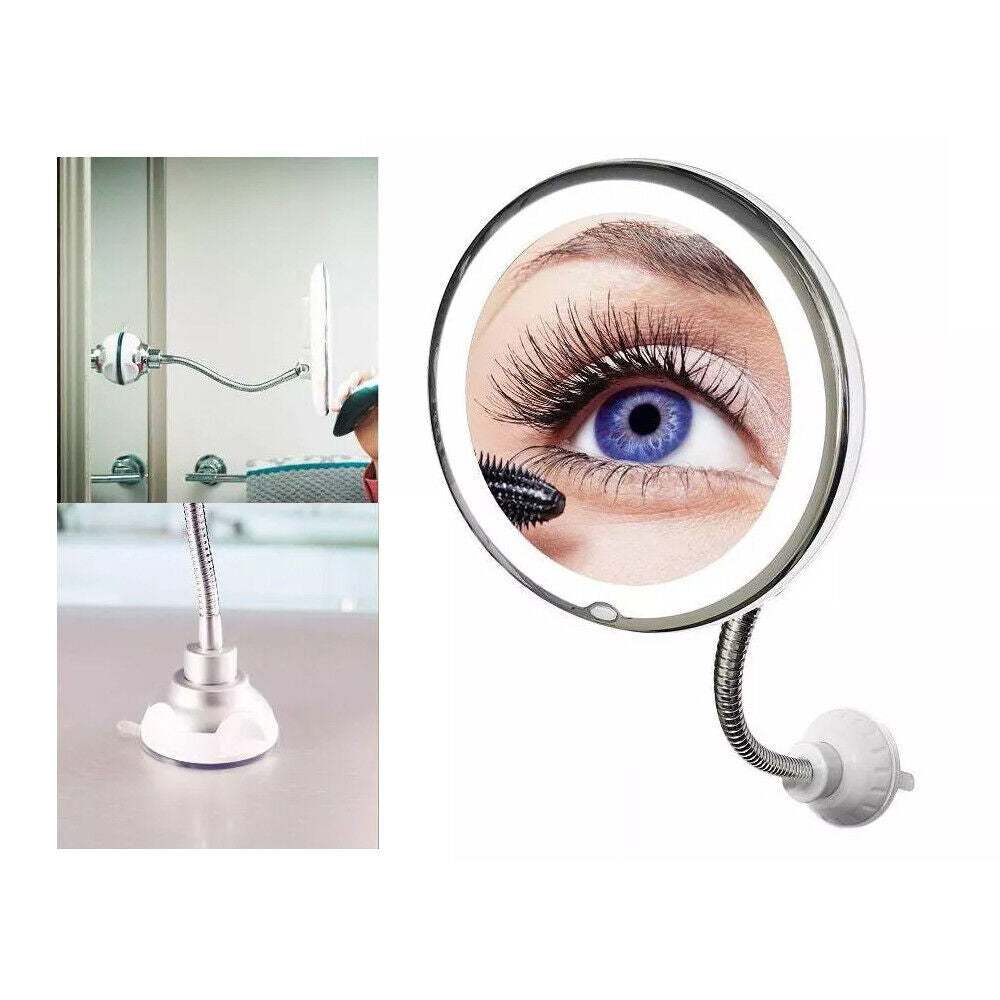 10X LED Magnifying Makeup Mirror 360° Rotation - Image 5