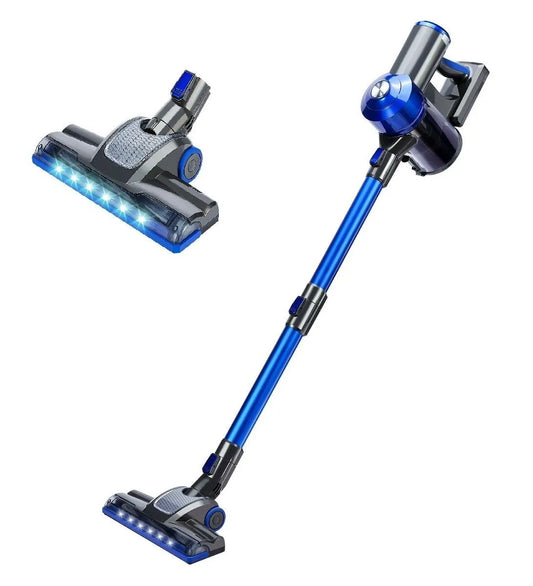 Enigma V8 22.2v Cordless Stick Vacuum Cleaner Blue + Toolkit