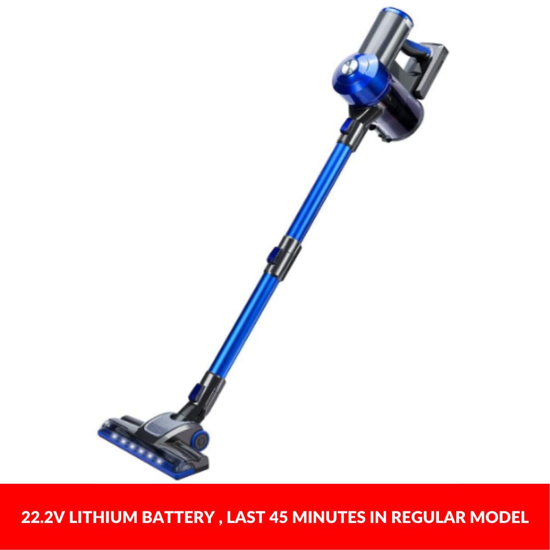 Enigma V8 22.2v Cordless Stick Vacuum Cleaner Blue + Toolkit - Image 4