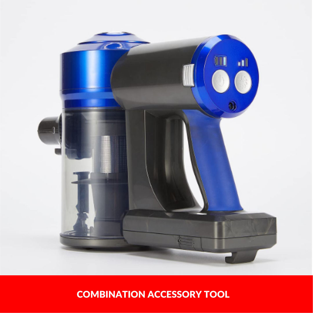 Enigma V8 22.2v Cordless Stick Vacuum Cleaner Blue + Toolkit - Image 7
