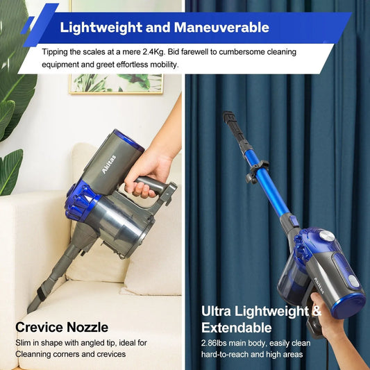 V8 150W Handheld Stick Vacuum Cleaner 40 Min Runtime LED - Image 3