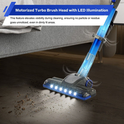 V8 150W Handheld Stick Vacuum Cleaner 40 Min Runtime LED - Image 5